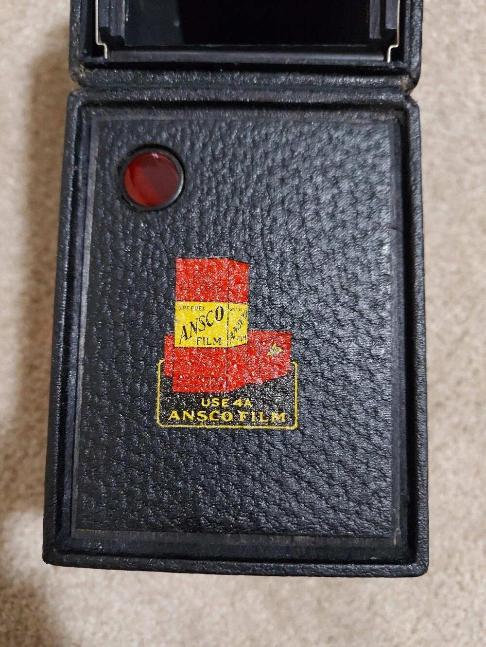Vintage Ansco No. 2A Black Box Camera - Antique Ansco Camera